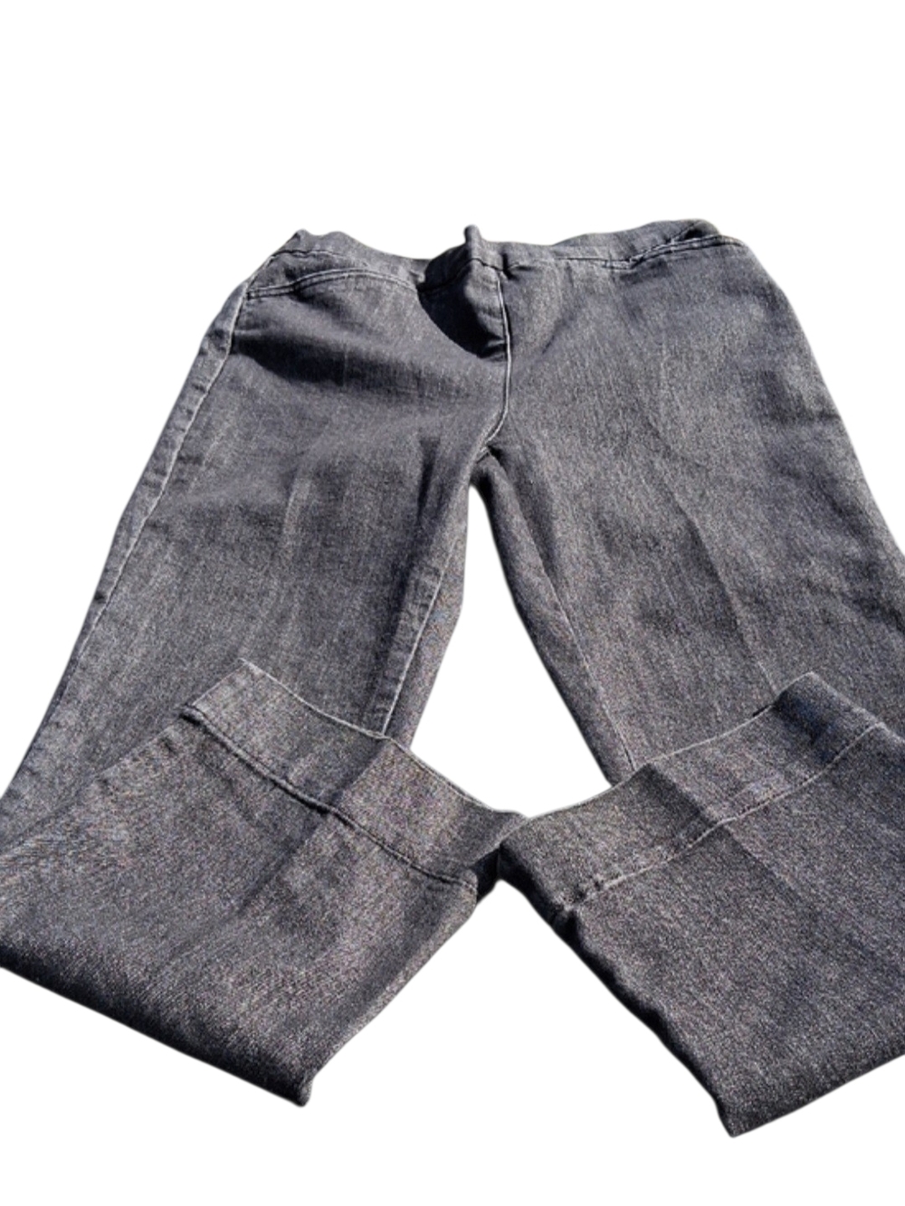 Liz Claiborne Hepburn Dark Gray Denim Jeans